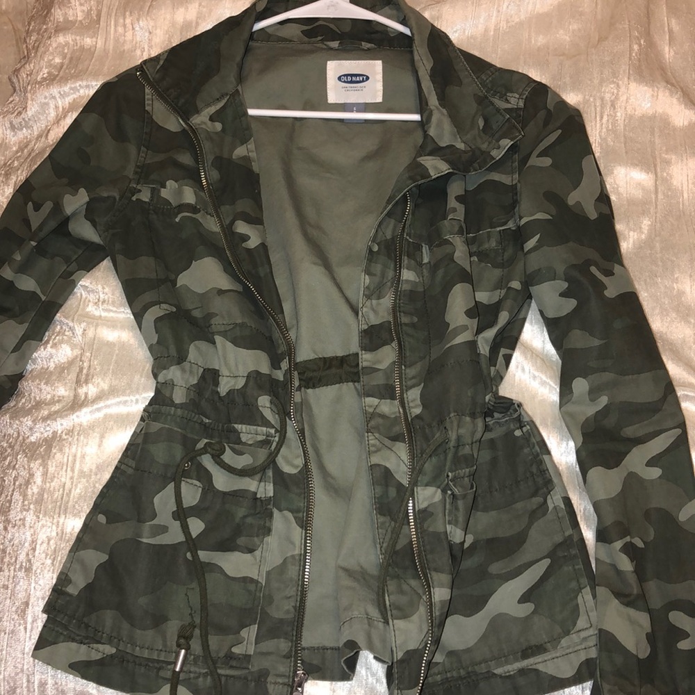 Old Navy camo jacket